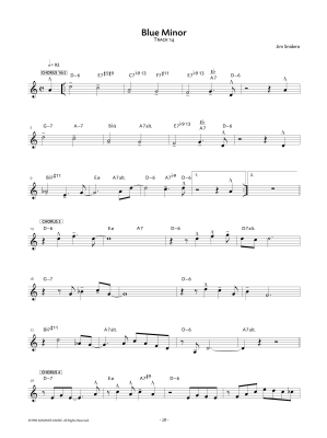 Jazz Conception Snidero Trompette Livre avec fichiers audio en ligne