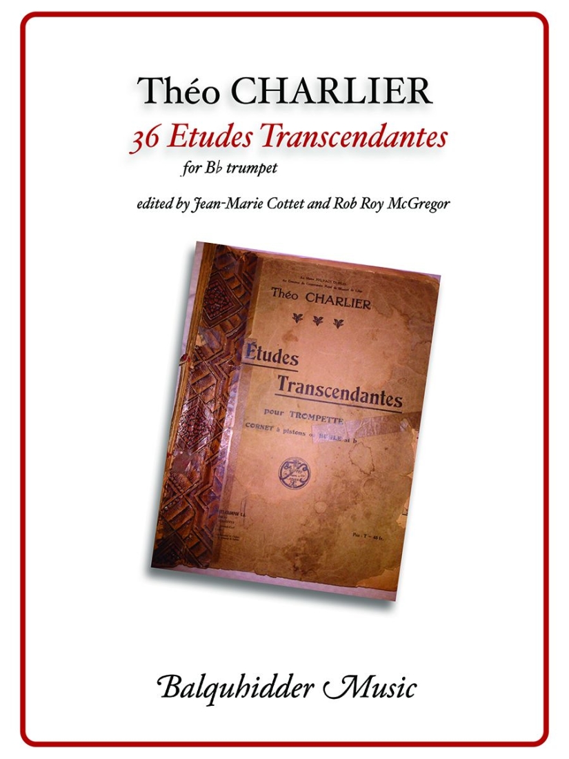 36 Etudes Transcendantes - Charlier/Cottet/McGregor  - Trumpet - Book