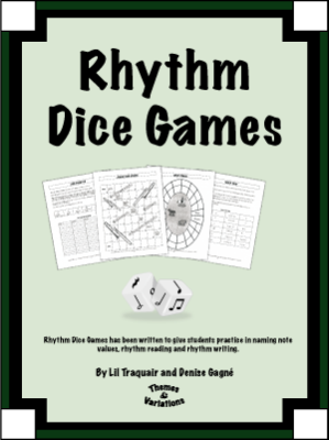 Rhythm Dice Games - Traquair/Gagne - Book/25 Dice