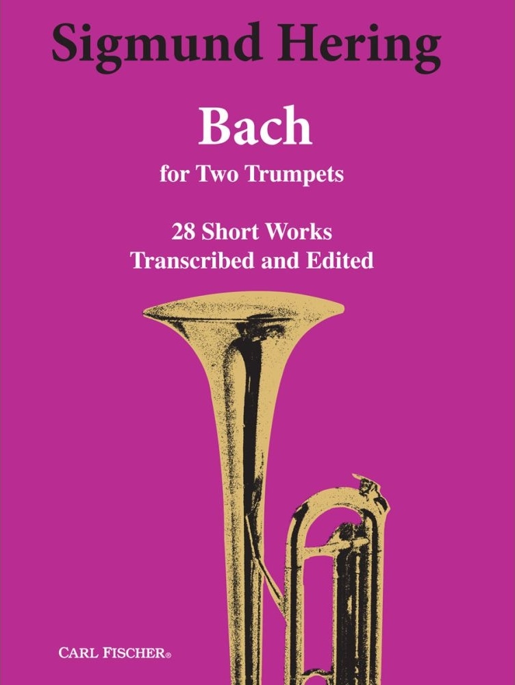 Bach for Two Trumpets: 28 Short Works Transcribed and Edited - Bach/Hering - Trumpet Duet - Book