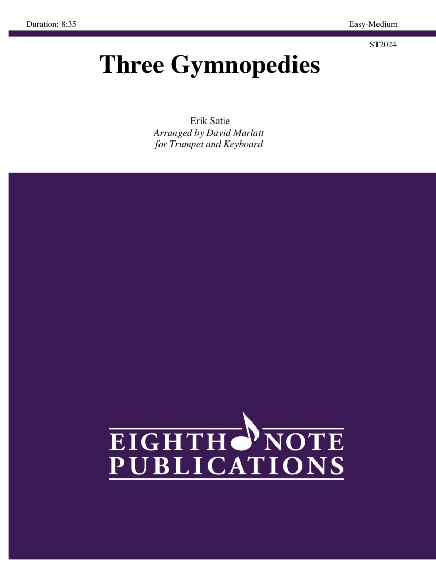 Three Gymnopedies - Satie - Trumpet/Piano - Book