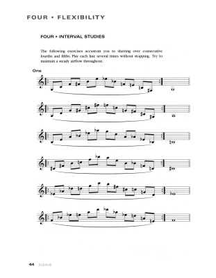Flexus: Trumpet Calisthenics for the Modern Improvisor Frink, McNeil Trompette Livre avec fichiers audio en ligne