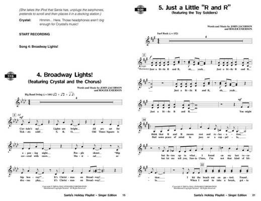 Santa\'s Holiday Playlist (Musical) - Emerson/Jacobson - Singer Edition 5 Pak
