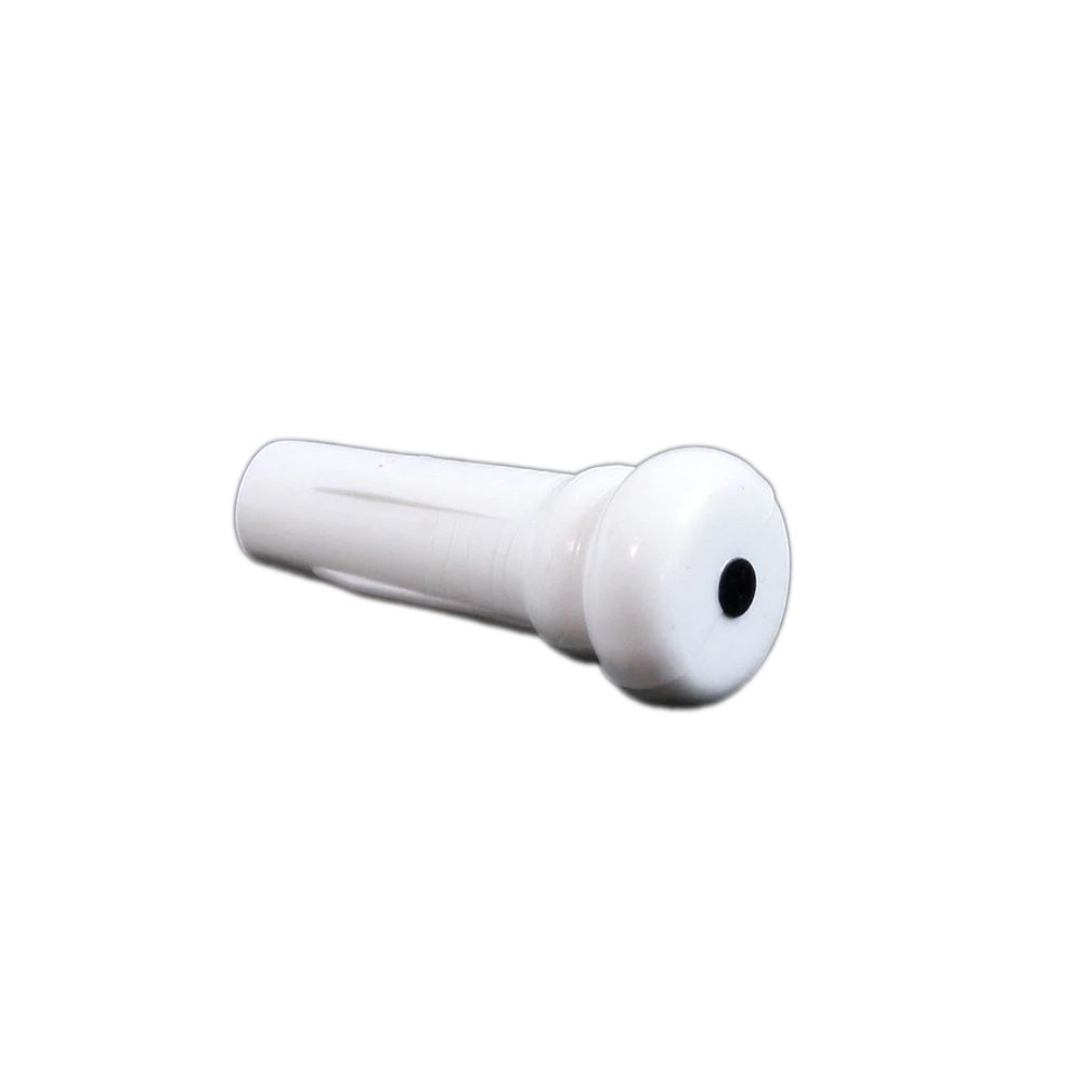 Plastic End Pins for Acoustic Guitars - White
