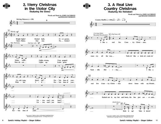 Santa\'s Holiday Playlist (Musical) - Emerson/Jacobson - Performance Kit