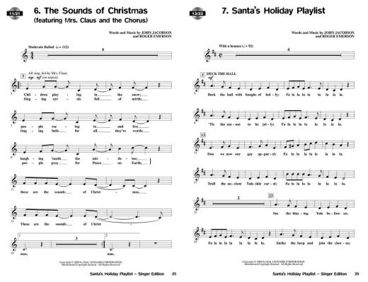 Santa\'s Holiday Playlist (Musical) - Emerson/Jacobson - Performance Kit