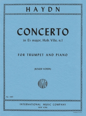 International Music Company - Concerto en mibmol majeur (Hob. VIIe: numro1) Haydn, Voisin Trompette et piano Partition individuelle
