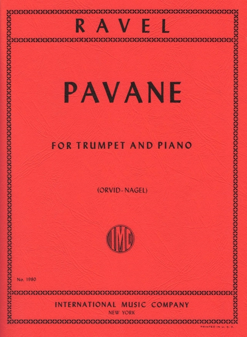 Pavane - Ravel/Orvid/Nagel - Trumpet/Piano - Sheet Music