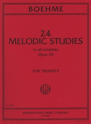 International Music Company - 24 Melodic Studies, Opus 20 - Boehme - Trumpet - Book