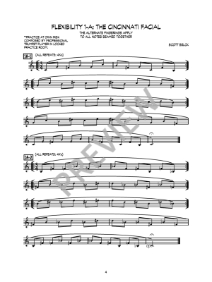 Modern Flexibilities for Brass Belck Trompette Livre