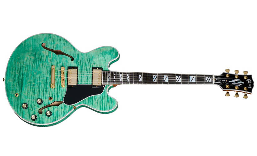 ES Supreme Electric Guitar with Hardshell Case - Seafoam Green