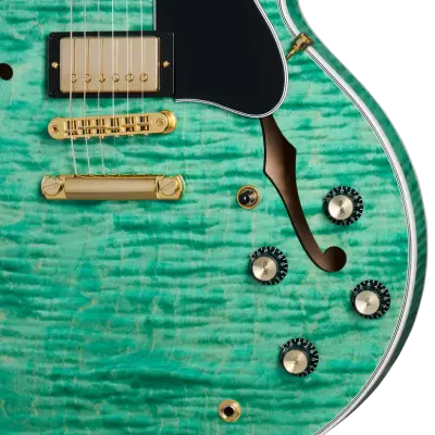 ES Supreme Electric Guitar with Hardshell Case - Seafoam Green