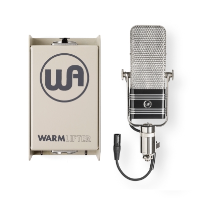 WA-44 Studio Ribbon Microphone and Warm Lifter Inline Active Mic Pre Bundle