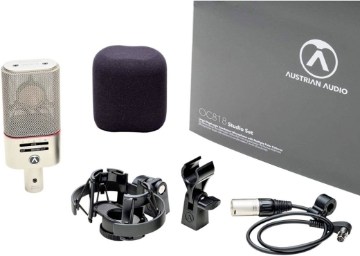 Ensemble-microphone condensateur  grand diaphragme OC818 pour le studio