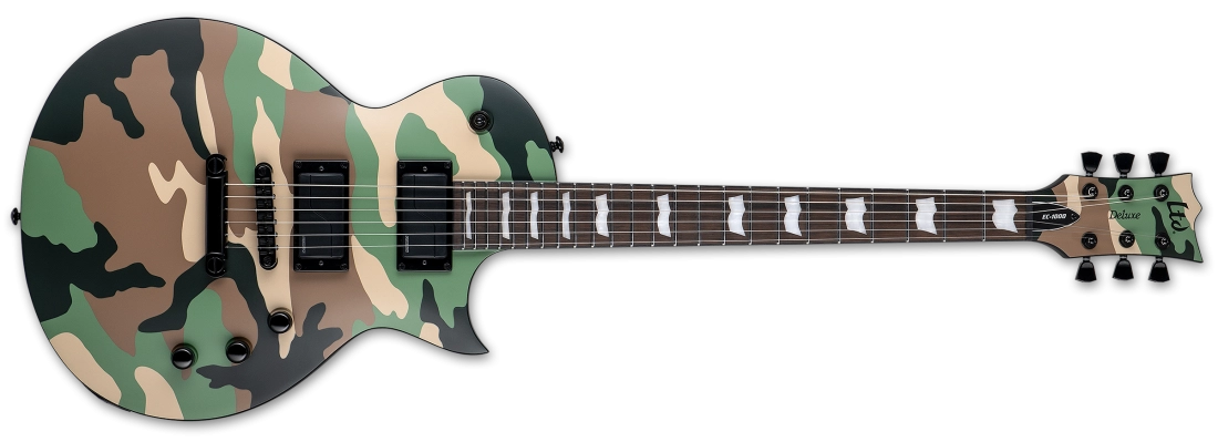 LTD EC-1000 Electric Guitar - Woodland Camo Satin