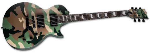 LTD EC-1000 Electric Guitar - Woodland Camo Satin