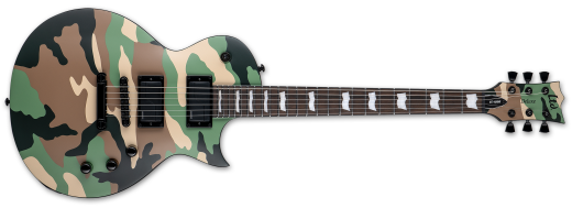 ESP Guitars - Guitare lectrique LTD EC-1000 (fini Woodland Camo satin)