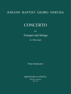 Musica Rara - Concerto en mibmol majeur Neruda Trompette Partition individuelle