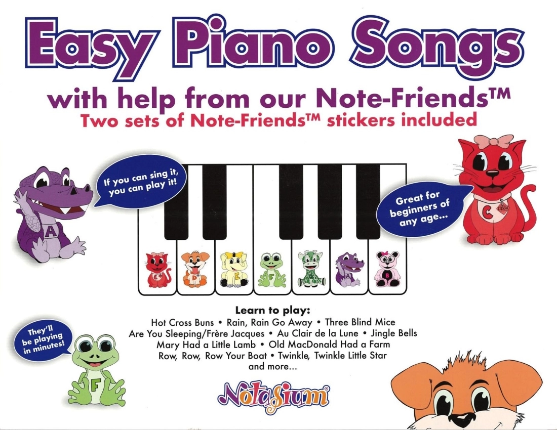 Easy Piano Songs - Piot - Piano - Book