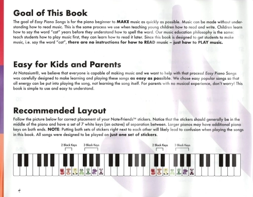 Easy Piano Songs - Piot - Piano - Book