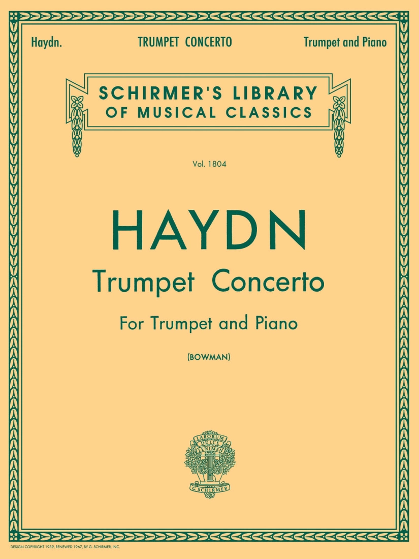 Concerto - Haydn/Bowman - Trumpet/Piano - Sheet Music