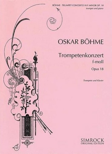Concerto in F minor, Op. 18 - Bohme/Herbst - Trumpet/Piano - Sheet Music