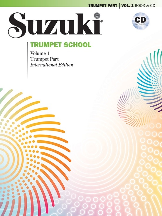 Suzuki Trumpet School, Volume 1 (International Edition) - Trumpet - Book/CD
