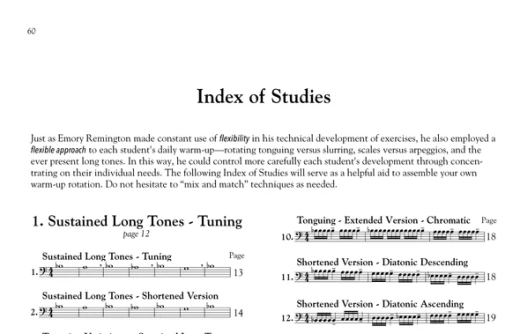 The Remington Warm-Up Studies (Second Edition) - Hunsberger - Trombone - Book