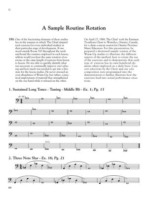 The Remington Warm-Up Studies (deuxime dition) Hunsberger Trombone Livre