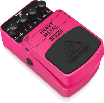 HM300 Heavy Metal Distortion Effects Pedal