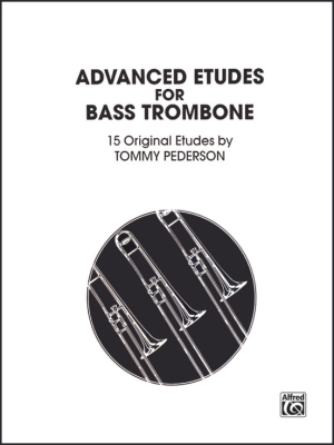 Alfred Publishing - Advanced Etudes for Bass Trombone Pederson Trombone basse Livre