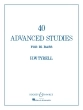Boosey & Hawkes - 40 Advanced Studies for Bb Bass\/Tuba (B.C.) - Tyrell - Tuba - Book