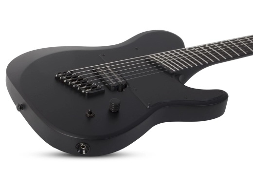 PT-7 MS Black Ops 7-String Electric Guitar - Satin Black Open Pore