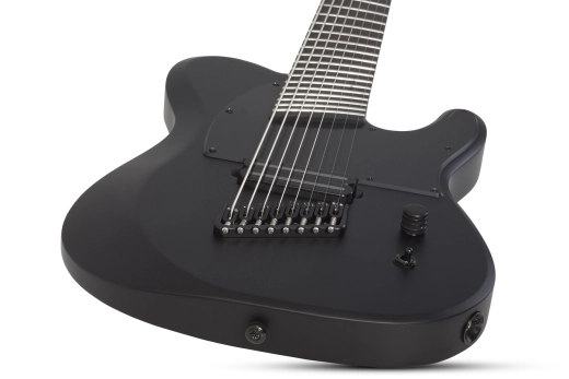 PT-8 MS Black Ops 8-String Electric Guitar - Satin Black Open Pore