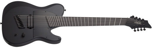 Schecter - PT-8 MS Black Ops 8-String Electric Guitar - Satin Black Open Pore