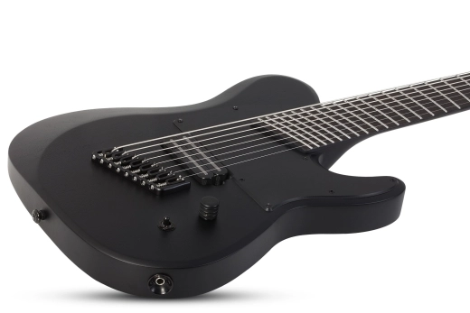 PT-8 MS Black Ops 8-String Electric Guitar - Satin Black Open Pore