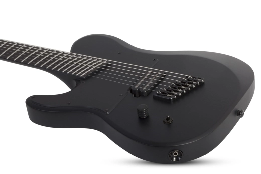 PT-7 MS Black Ops 7-String Electric Guitar, Left-Handed - Satin Black Open Pore