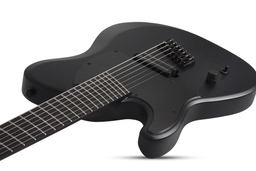 PT-7 MS Black Ops 7-String Electric Guitar, Left-Handed - Satin Black Open Pore