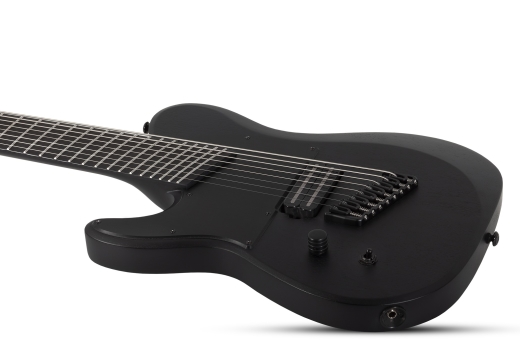 PT-8 MS Black Ops 8-String Electric Guitar, Left-Handed - Satin Black Open Pore