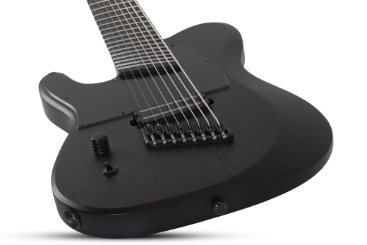 PT-8 MS Black Ops 8-String Electric Guitar, Left-Handed - Satin Black Open Pore
