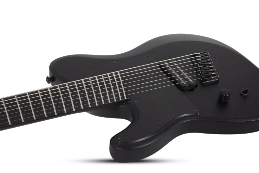 PT-8 MS Black Ops 8-String Electric Guitar, Left-Handed - Satin Black Open Pore