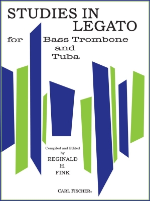 Carl Fischer - Studies in Legato Fink Trombone basse et tuba Livre