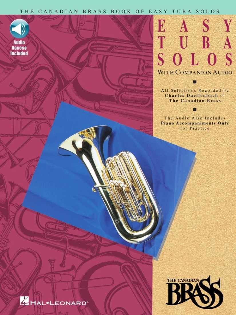 Canadian Brass Book of Easy Tuba Solos - Daellenbach - Tuba/Piano - Book/Audio Online