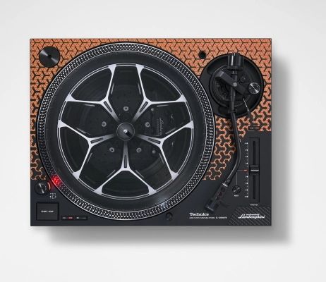 Special Edition Lamborghini Turntable with Coreless Direct Drive Motor - Orange