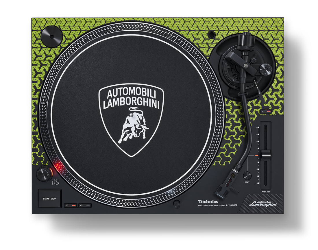 Special Edition Lamborghini Turntable with Coreless Direct Drive Motor - Green