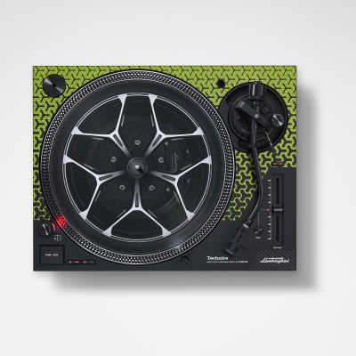 Special Edition Lamborghini Turntable with Coreless Direct Drive Motor - Green