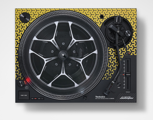 Special Edition Lamborghini Turntable with Coreless Direct Drive Motor - Yellow