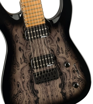 JS Series Dinky Arch Top JS32-7 DKA HT, Caramelized Maple Fingerboard - Trans Black Burst