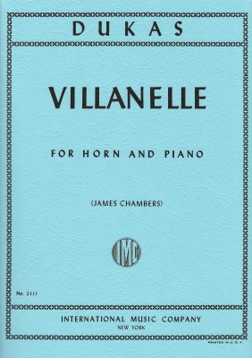 International Music Company - Villanelle Dukas, Chambers Cor et piano Partition individuelle