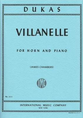 International Music Company - Villanelle - Dukas/Chambers - Horn/Piano - Sheet Music